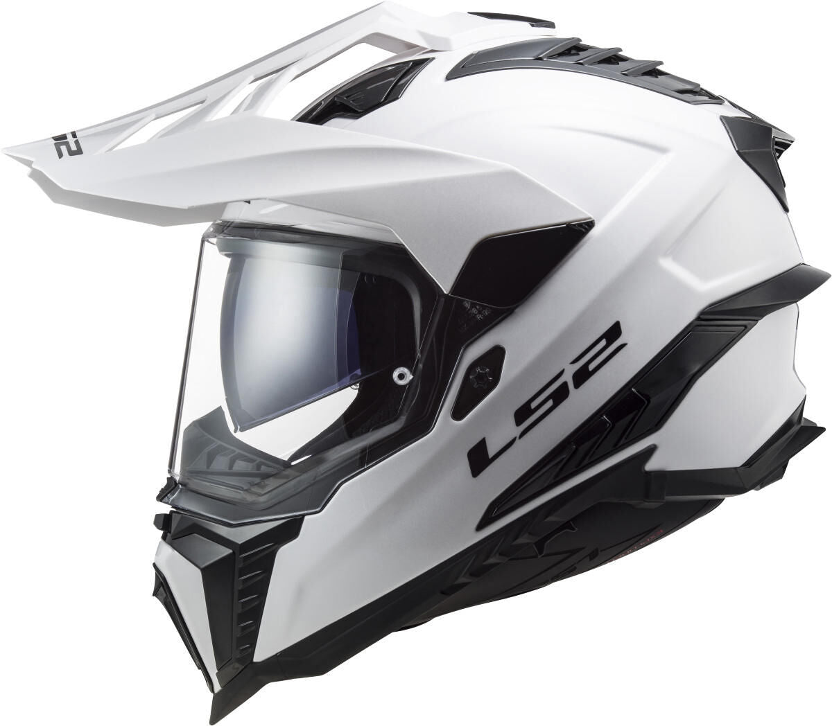 Ls2 endurohelm mx701 explorer massief . helmet mx701 explorer solid s white