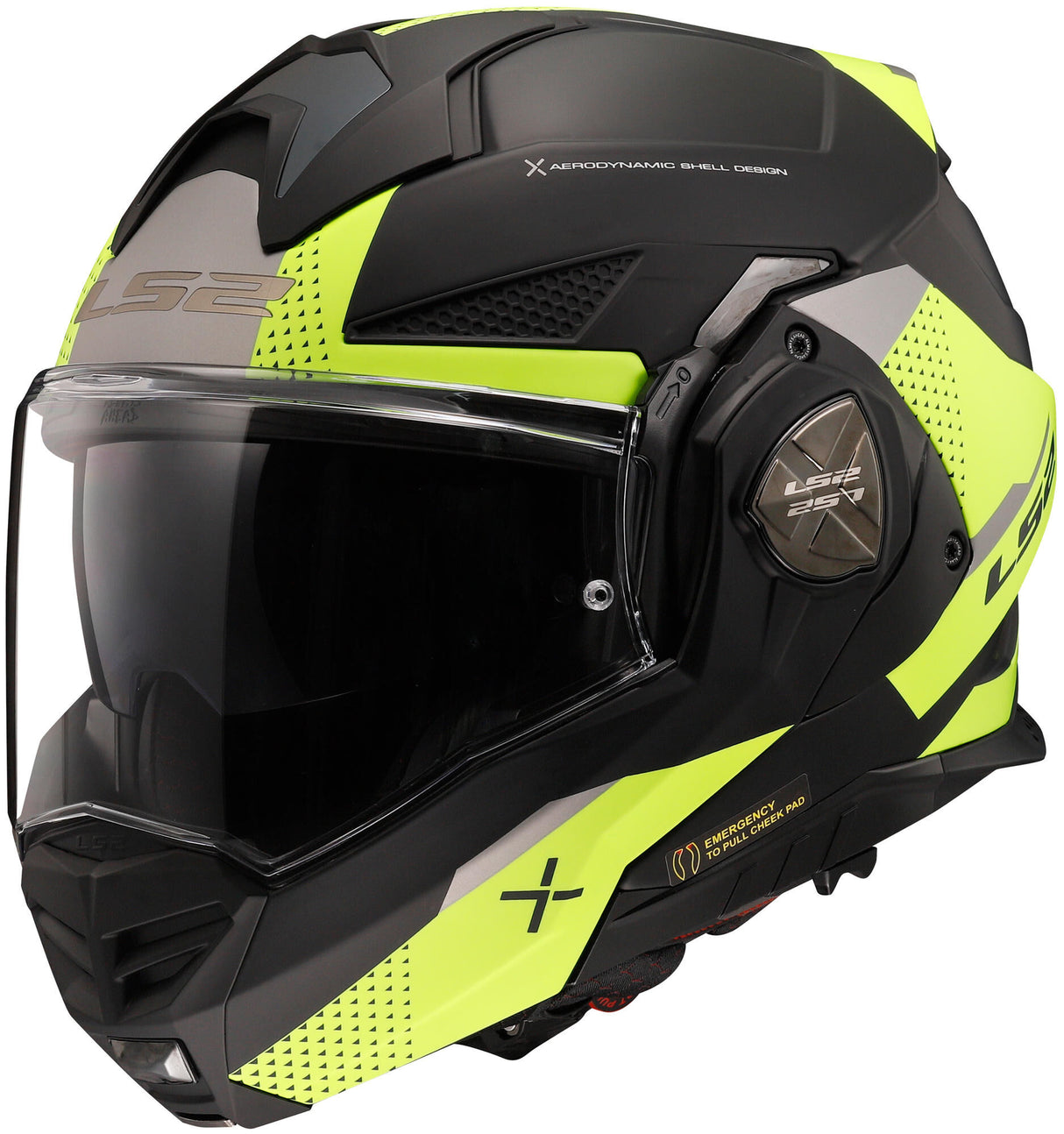Ls2 flip-up helmet ff901 advant x oblivion helmet ff901 adv. x based on xs bl yellow