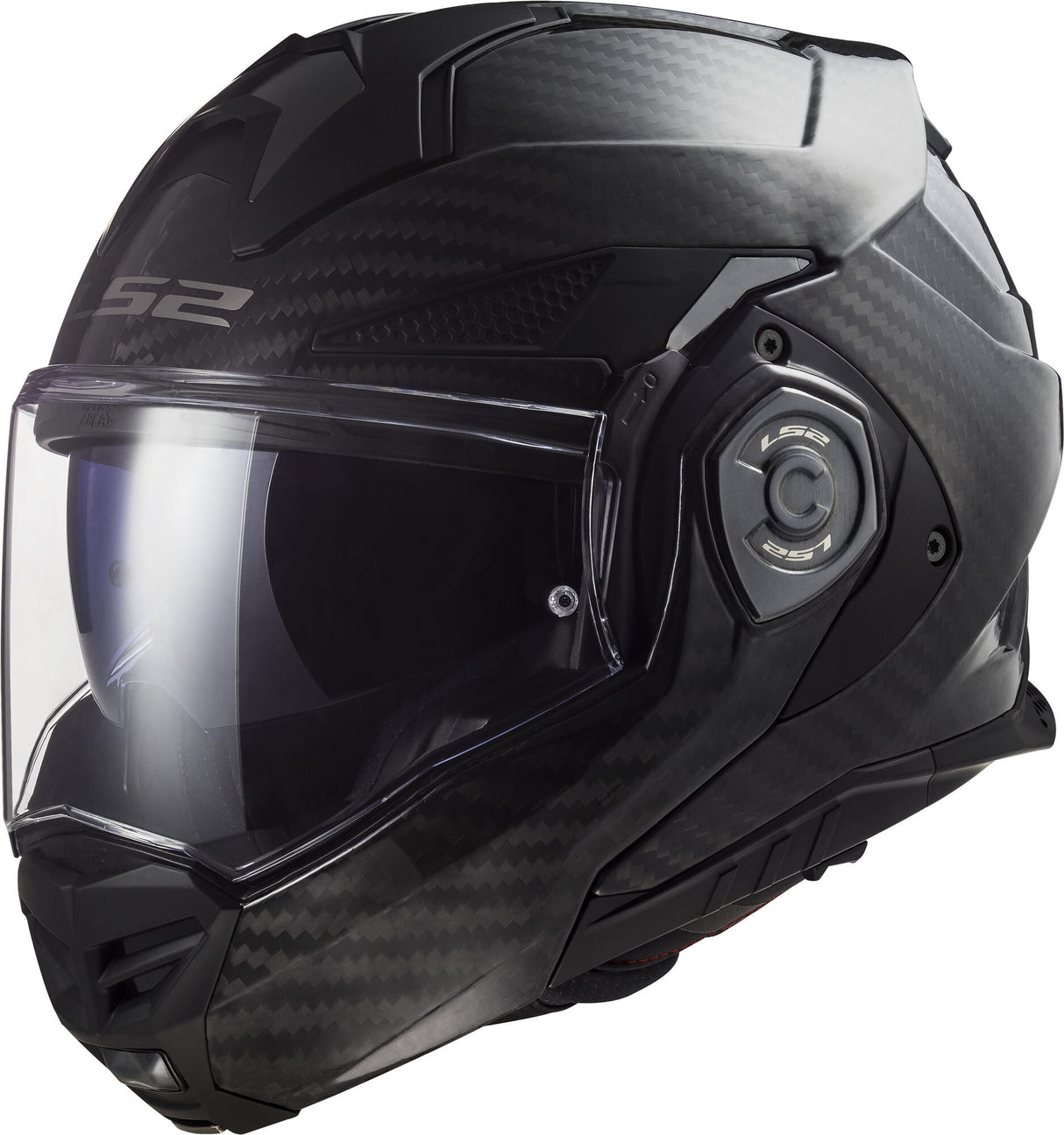 Ls2 flip-up helmet ff901 advant x carbon solid helmet ff901 adv. x carb.solid xxl black