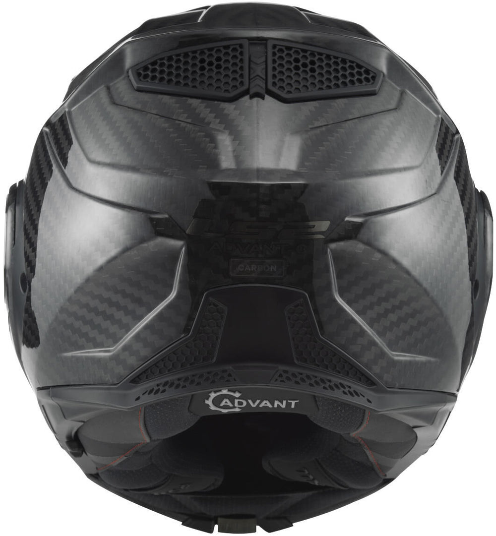 Ls2 opklaphelm ff901 advant x carbon solid helmet ff901 adv. x carb.solid xl black