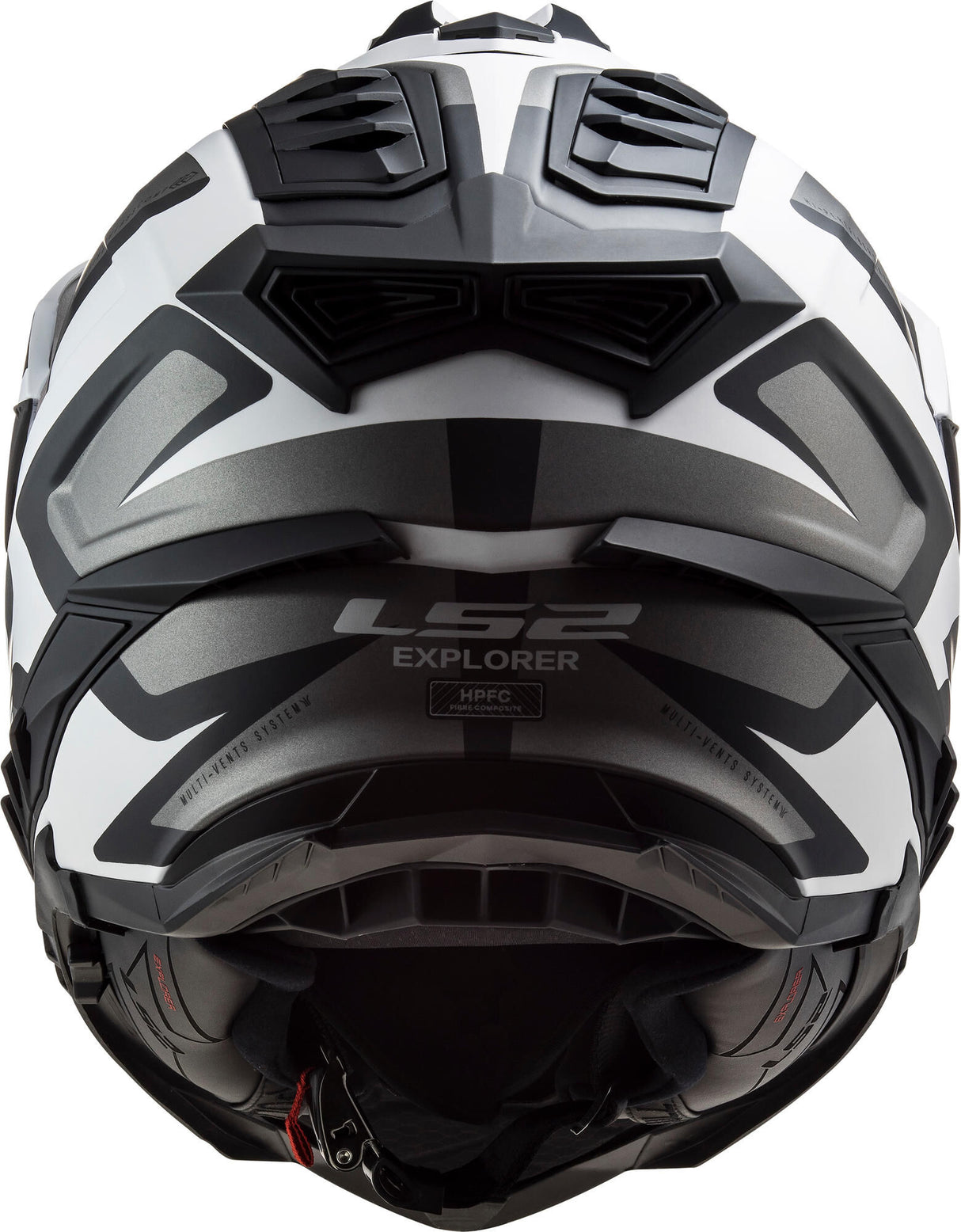 Ls2 endurohelm mx701 explorer alter , uitneembaar en wasbaar, rescue wangkussentjes, micrometrische sluiting, verwijderbare helmtop, voorbereiding voor helmcommunicatie, pinlock 70 maxvision™. helmet mx701 explorer alter xl bl. white matt