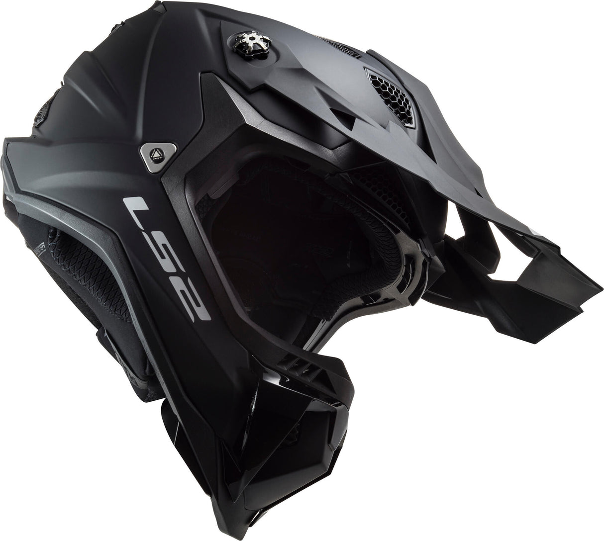 Ls2 crosshelm mx700 subverter evo noir , uitneembaar en wasbaar, ademend en hypoallergeen. helmet mx700 subv.evo noir xl matt black