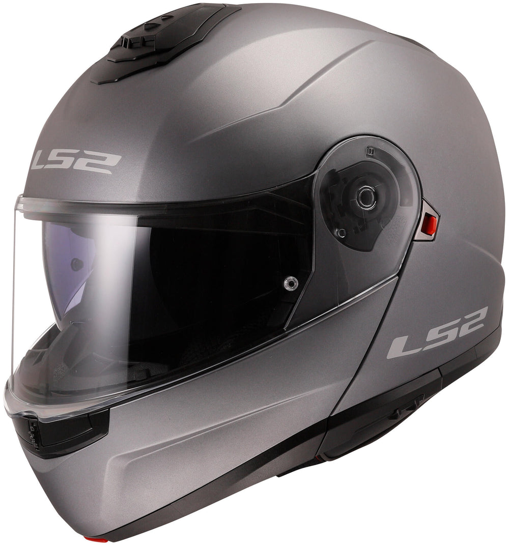 Ls2 folding helmet ff908 strobe ii solid helmet ff908 strob.ii solid l titanium matt