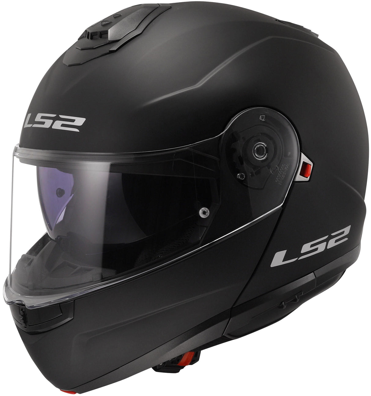 Ls2 folding helmet ff908 strobe ii solid helmet ff908 strob.ii solid xs black matt