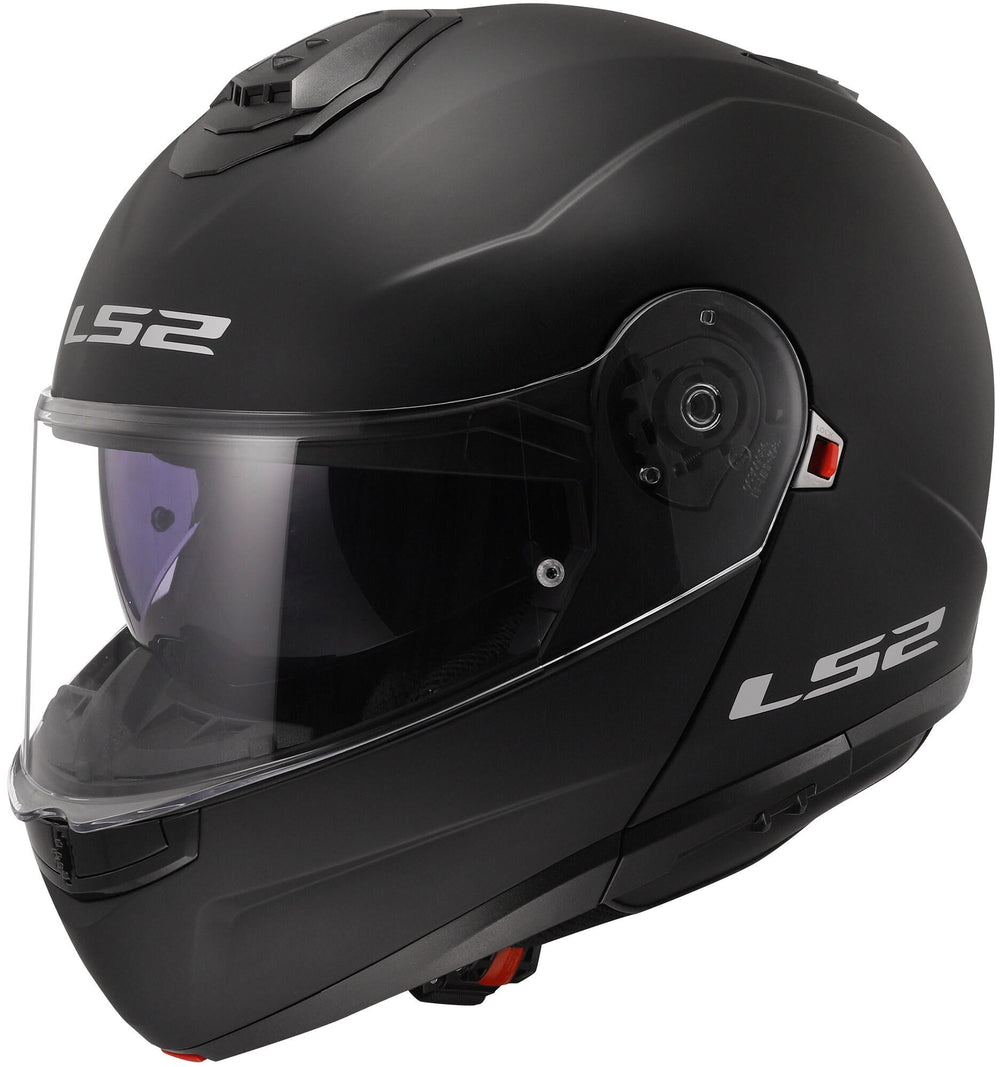Ls2 opklapbare helm ff908 strobe ii solid helmet ff908 strob.ii solid s black matt