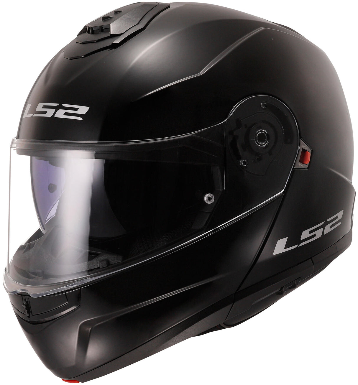 Ls2 folding helmet ff908 strobe ii solid helmet ff908 strob.ii solid xs black