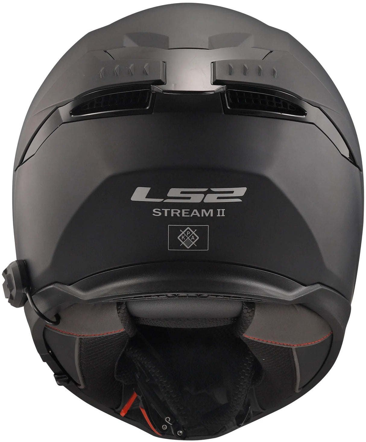 Ls2 full face helmet ff808 stream ii solid helmet ff808 stre.ii solid m matt black