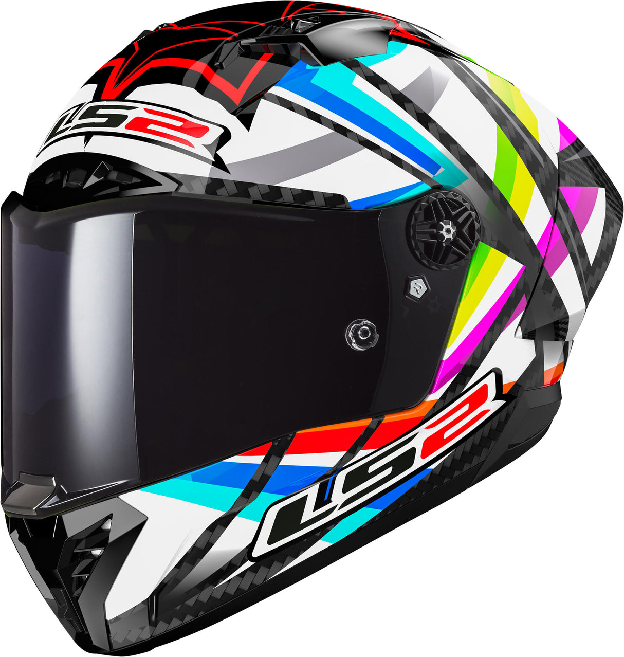 Ls2 integraalhelm ff805 thunder carbon gp aero flash helmet ff805 th.ca.gp aero flash m bl. col.