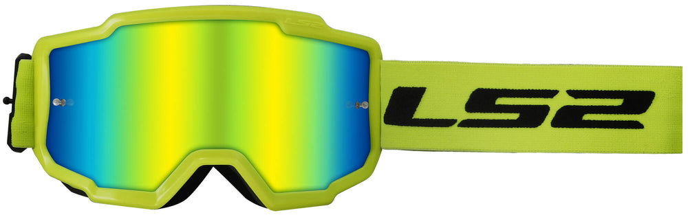 Ls2 charger motocross glasses glasses charger neon yellow
