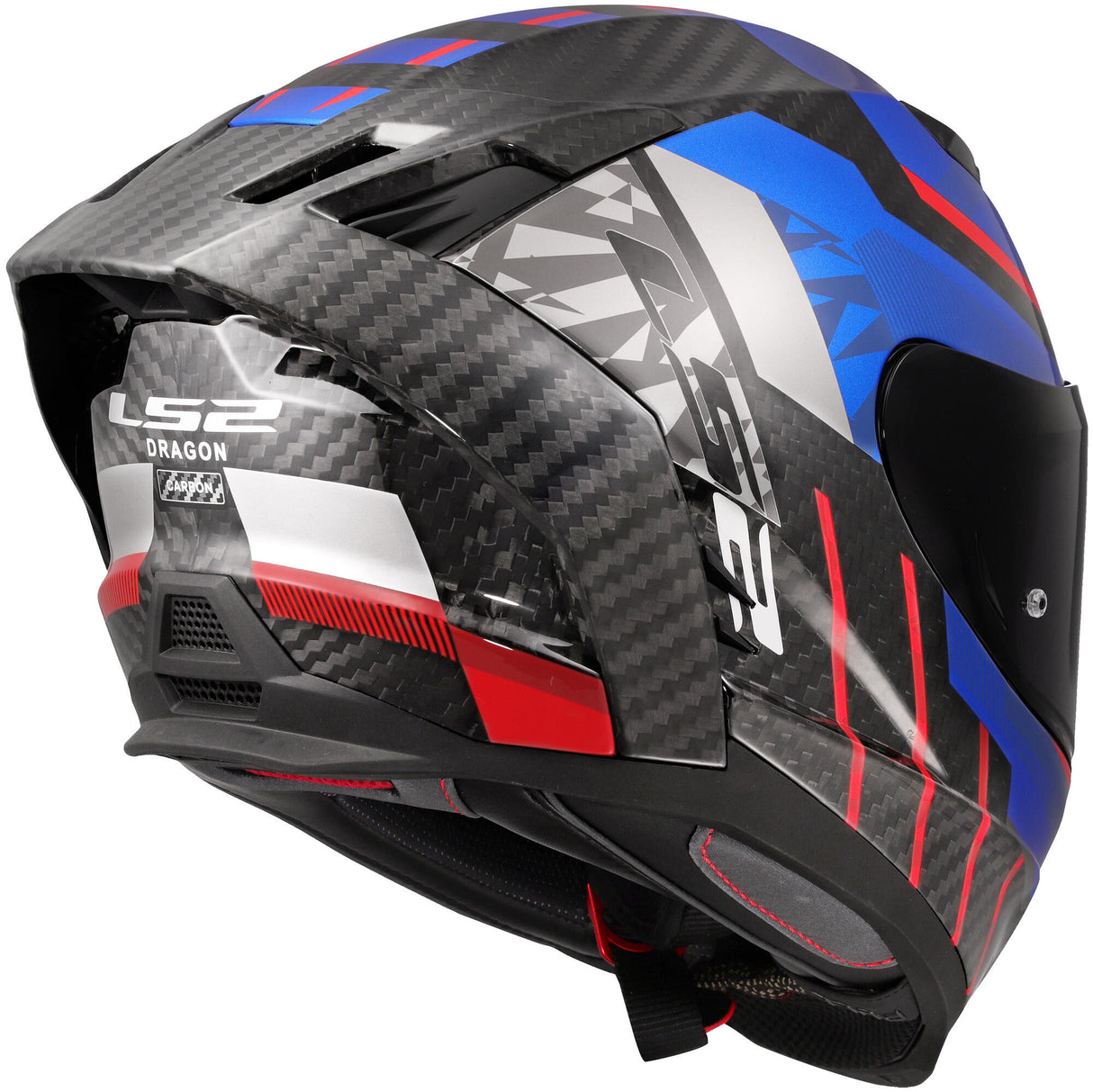 Ls2 full face helmet ff807 dragon trax helmet ff807 dragon trax xxl blue red