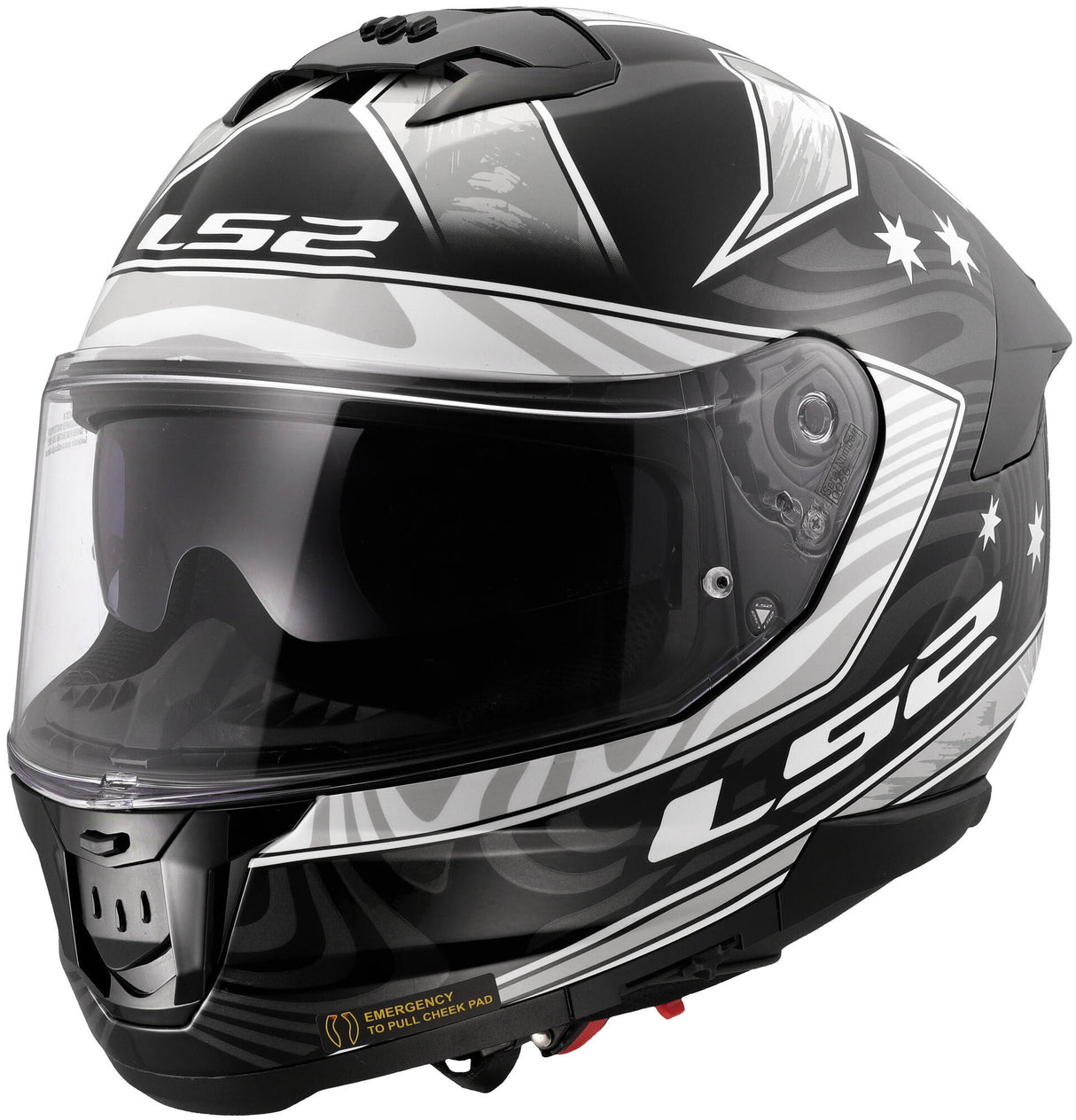 Ls2 full face helmet ff808 stream ii galdam . helmet ff808 stream ii galdam l bl. white