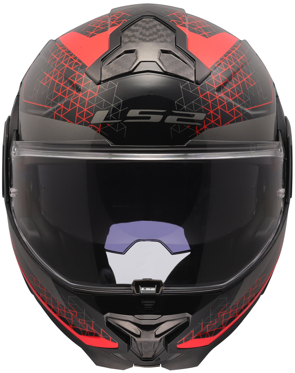 Ls2 flip up helmet ff910 advant ii astral helmet ff910 advant ii astral l black red