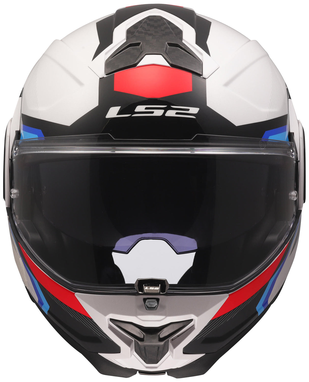 Ls2 flip up helmet ff910 advant ii triple . helmet ff910 advant ii triple 3xl wh blue red