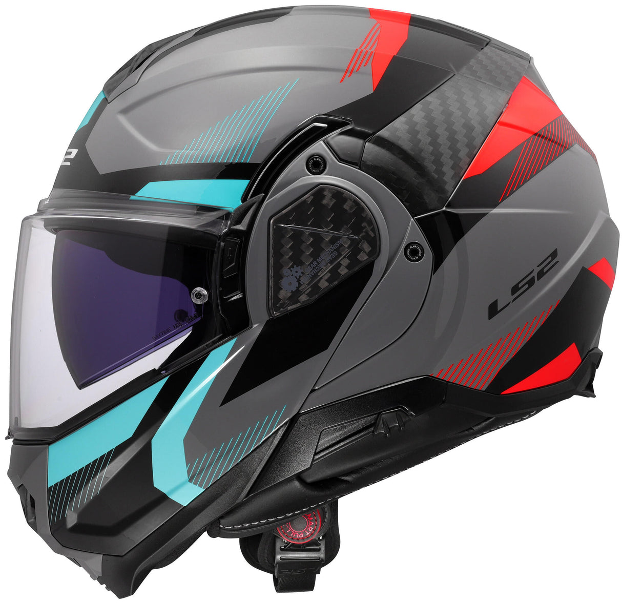 Ls2 flip up helmet ff910 advant ii triple . helmet ff910 advant ii triple xl gr blue red