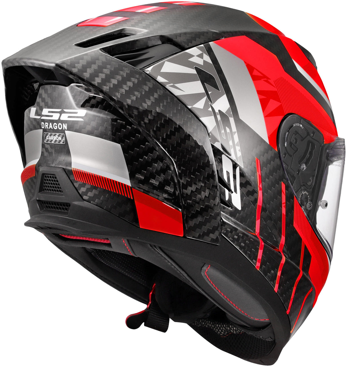 Ls2 integraalhelm ff807 dragon trax helmet ff807 dragon trax s red grey