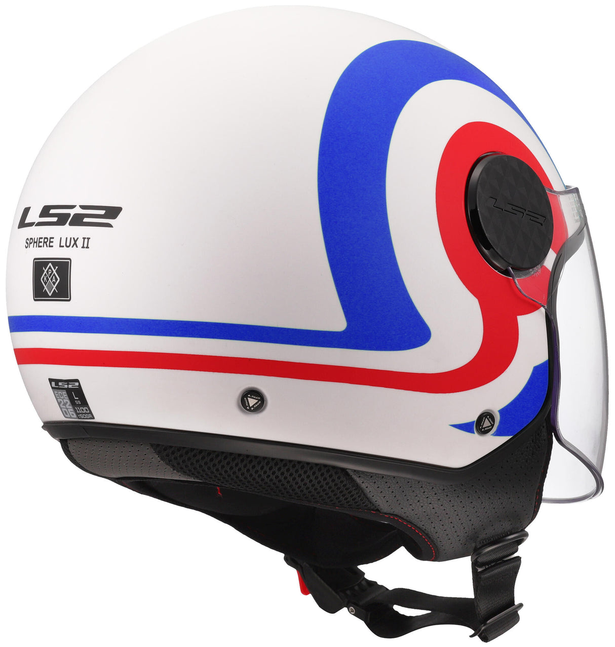 Ls2 of558 sphere lux ii urby jet helmet helmet of558 sph. lux ii urby wh blue red m