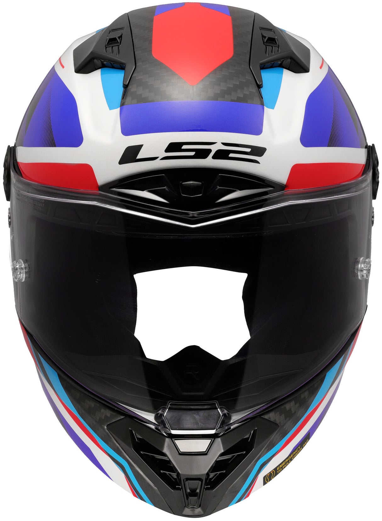 Ls2 full face helmet ff805 thunder carbon gp diamond helmet ff805 thunder gp raute l blue red