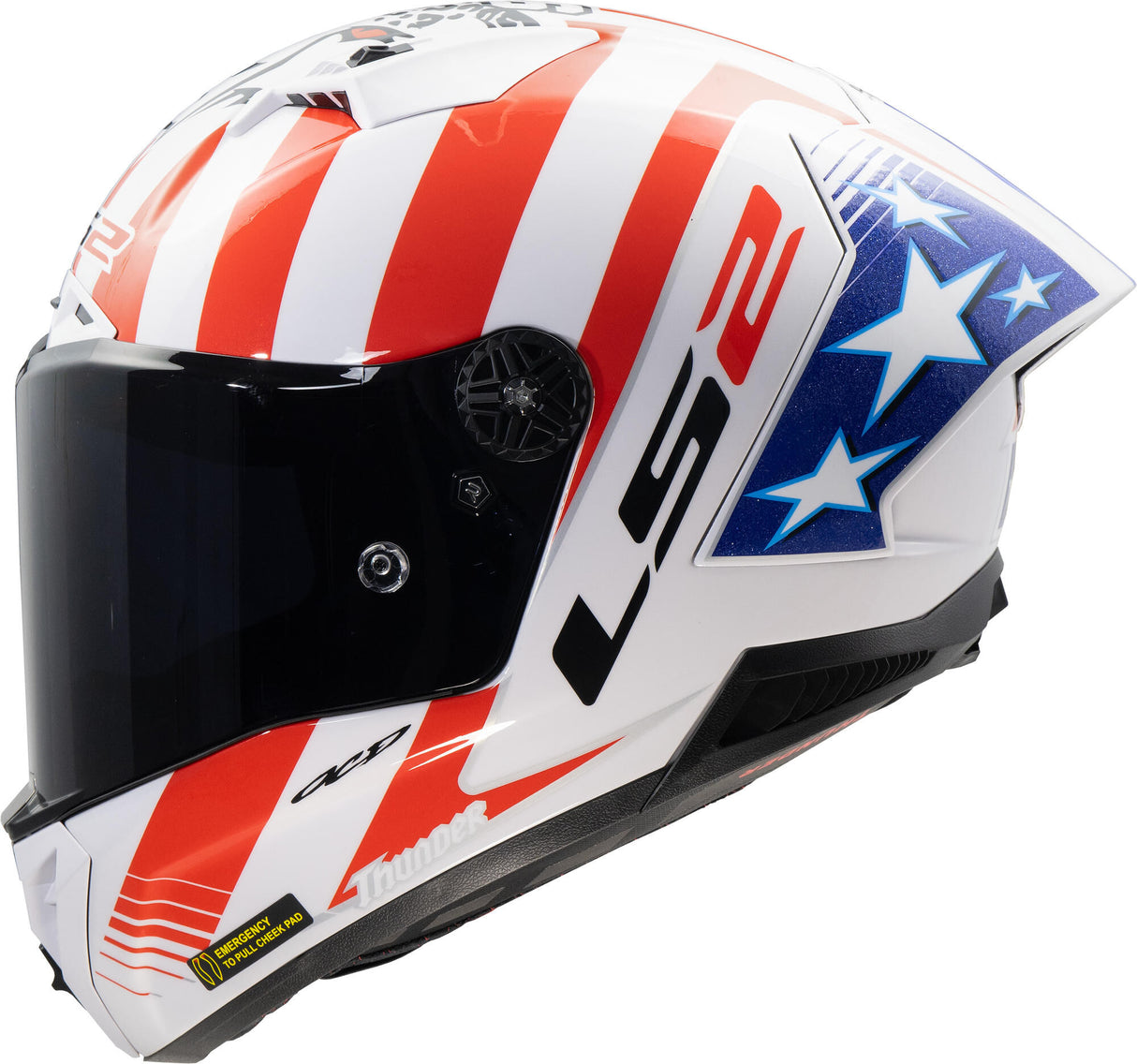 Ls2 full face helmet ff805 thunder carbon gp aero replica baz . helmet ff805 thunder gp aero rep. baz l