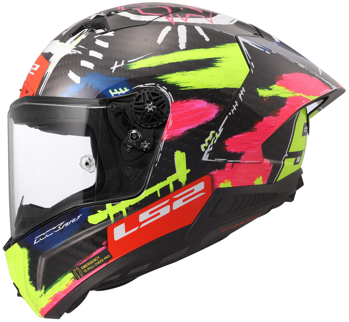 Ls2 integraalhelm ff805 thunder carbon gp aero replica aldeguer 25 helmet ff805 thunder aero repl.aldeguer 25 xl