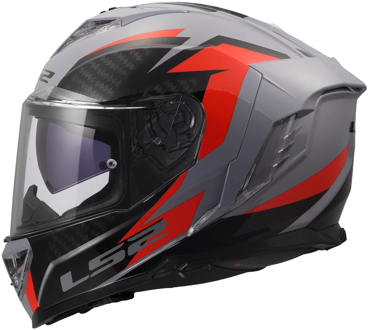 Ls2 integralhelm ff818 storm iii dynamo helmet ff818 storm ii dynamo gray red gr. m