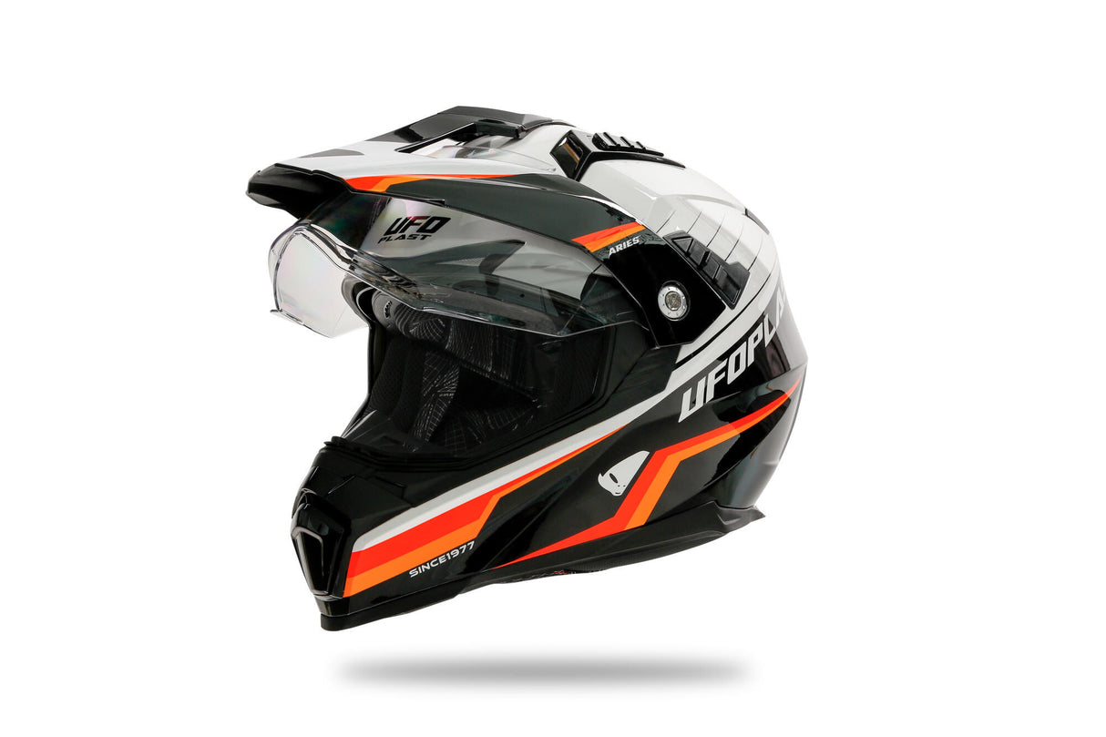 Ufo plast enduro helmet aries helmet aries l black red