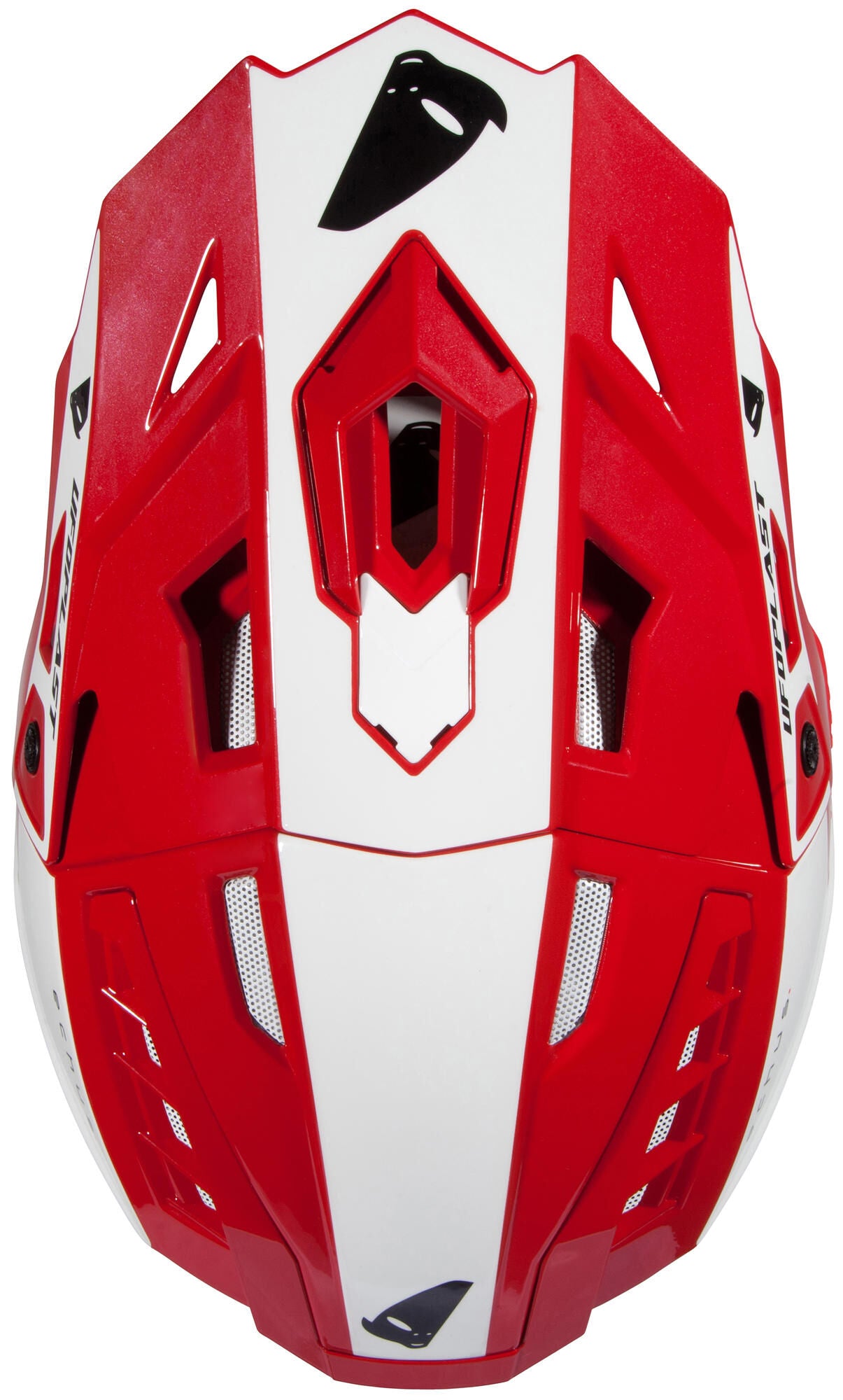 Ufo plast motocross helmet echus helmet echus m red white