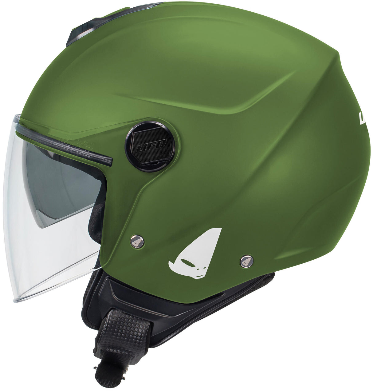 Ufo plast jet helmet nixie helmet ufo nixie jet matt green gr. xl