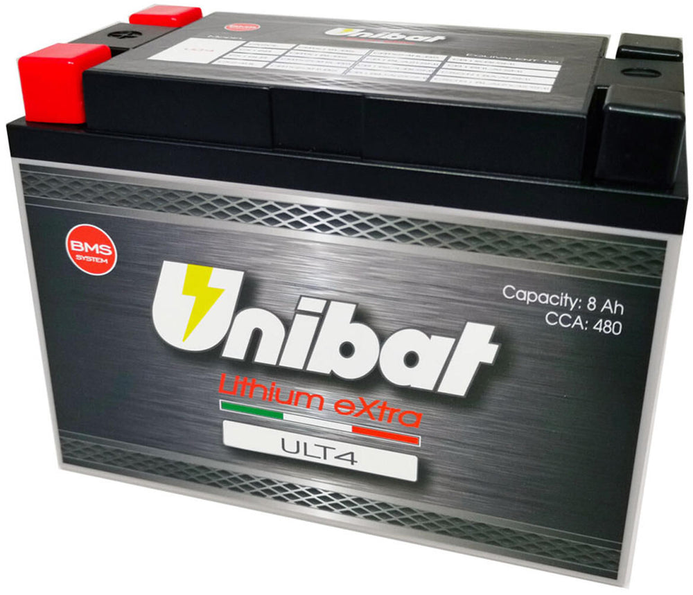 Unibat lifepo4 batterij ult4 . battery ult4 4pin lithium extra
