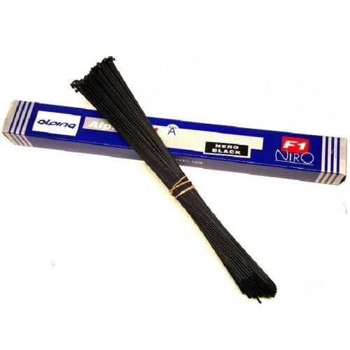 Alpina Spaken iz nerjavečega jekla črno 14 g 292 mm brez bradavic na 144 kosov