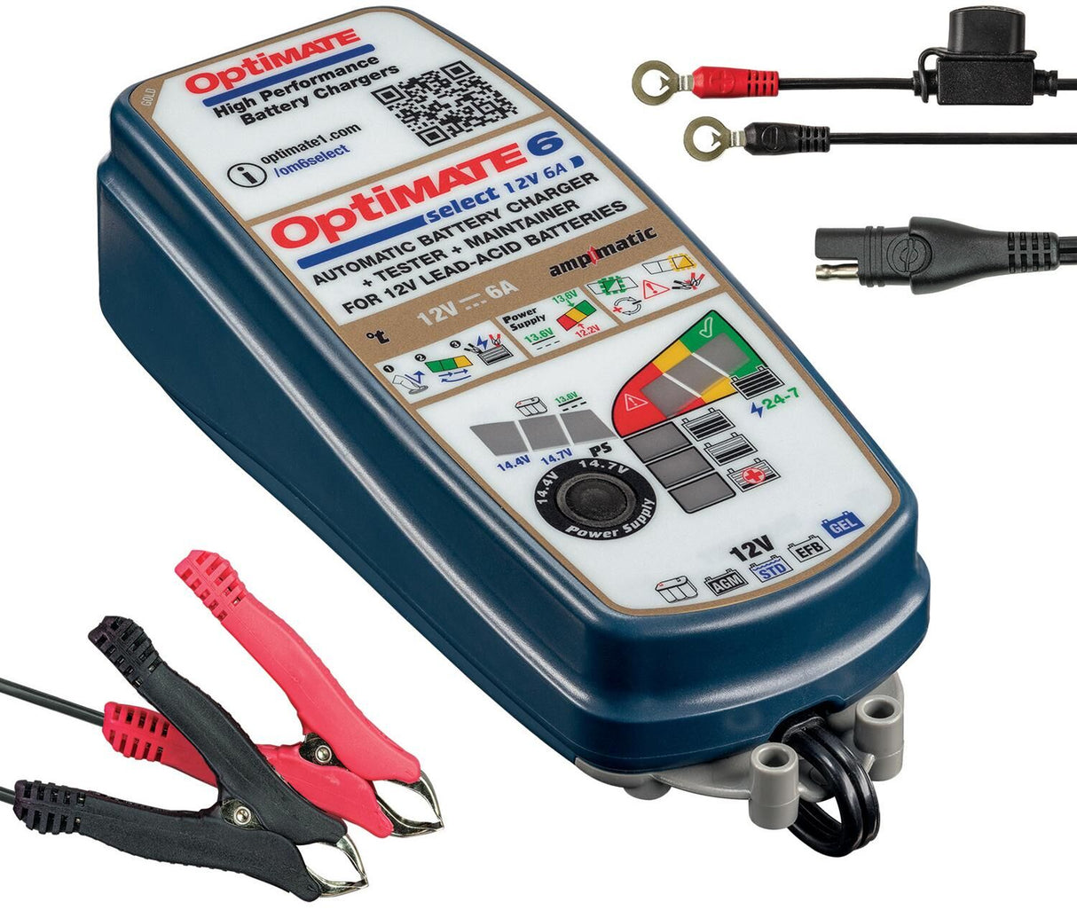 Tecmate battery charger optimate 6 select optimate 6 charger select