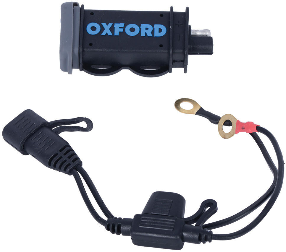 Oxford USB charger USB 2.1amp fused power charging kit. usb charger m.sae connection el114
