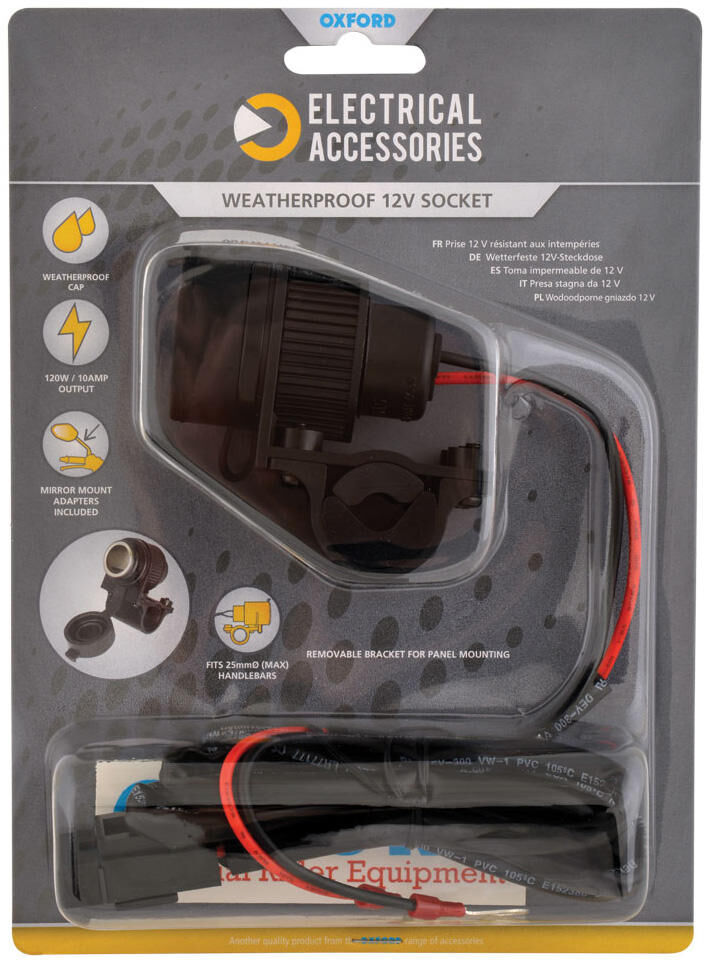 Oxford sockets 12v 10a el101