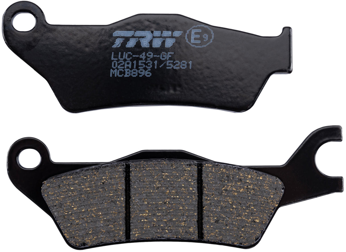 Trw remblokken mcb 896 brake pad mcb 896 organic