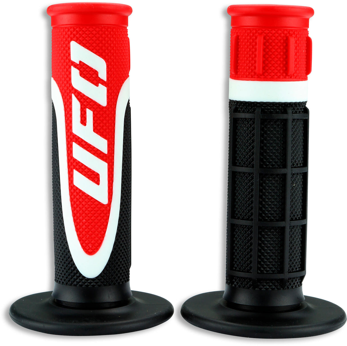 Ufo plast handvat rubber axiom rubber grip axiom black white red