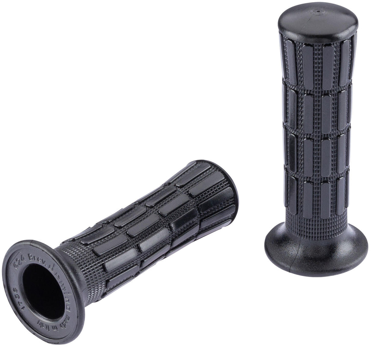 Domino rubber handle yamaha style. rubber grip 1496 bw 112mm closed