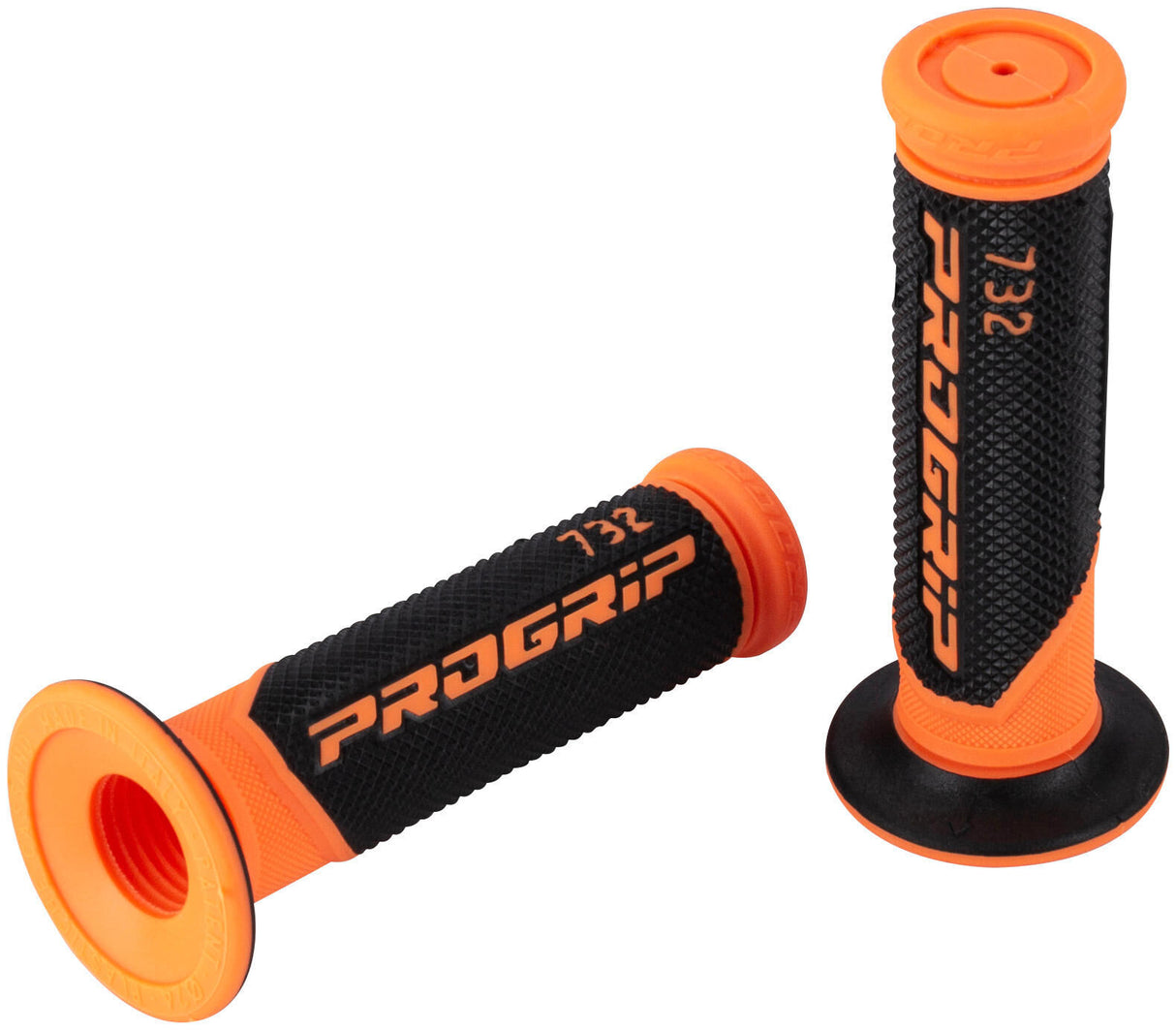 Progrip handle 732 mod. 18 rubber grip 732 or sw 125mm closed fluo