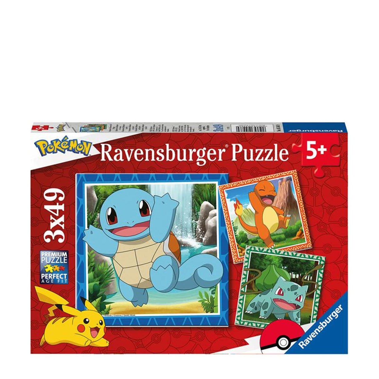 Ravensburger Pokémon: Charmander, Bulbasaur a Squirtle