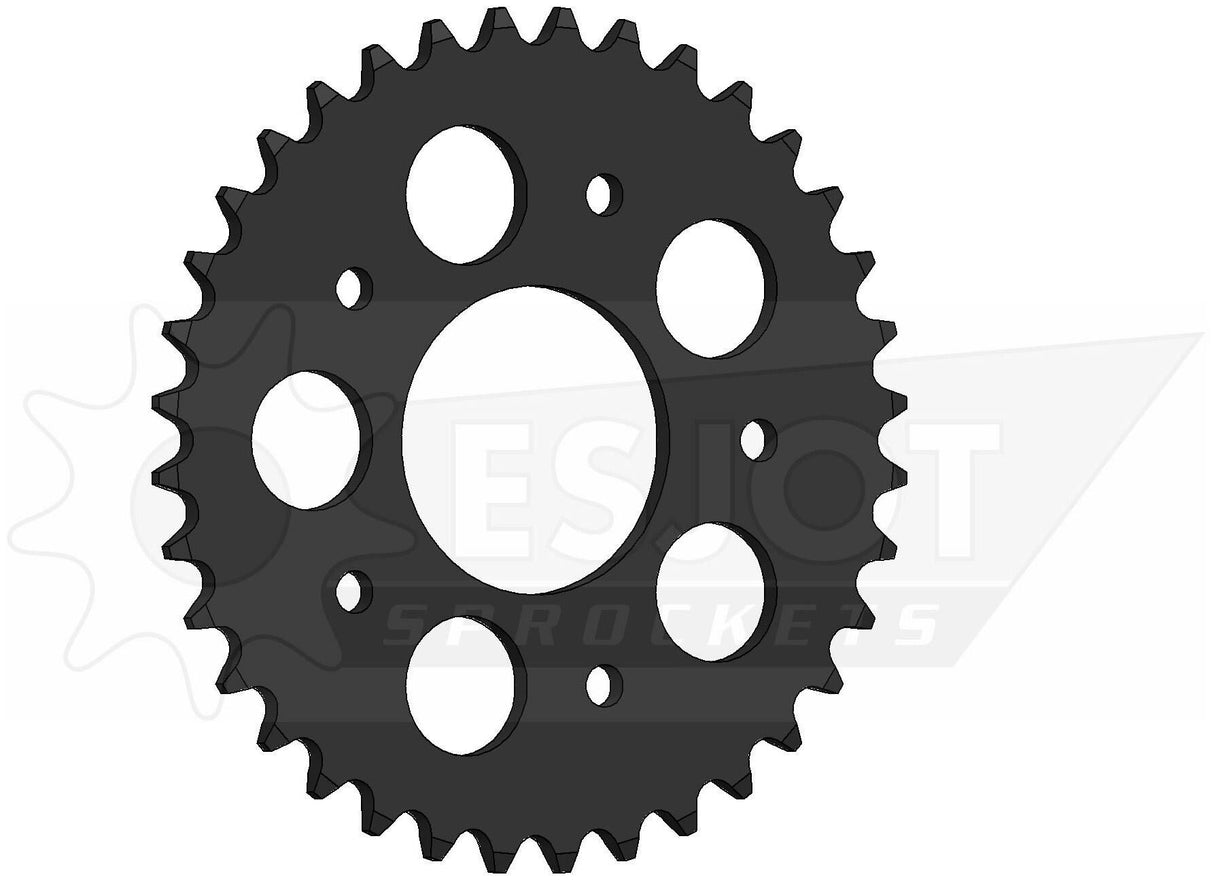 Esjot rear sprocket 0439 chain wheel 415 36z steel black