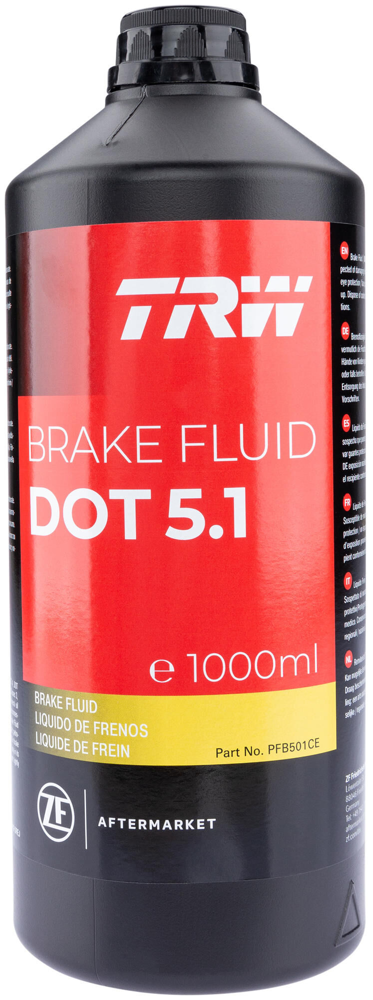 Trw brake fluid dot 5.1 brake fluid. dot5.1 1 liter