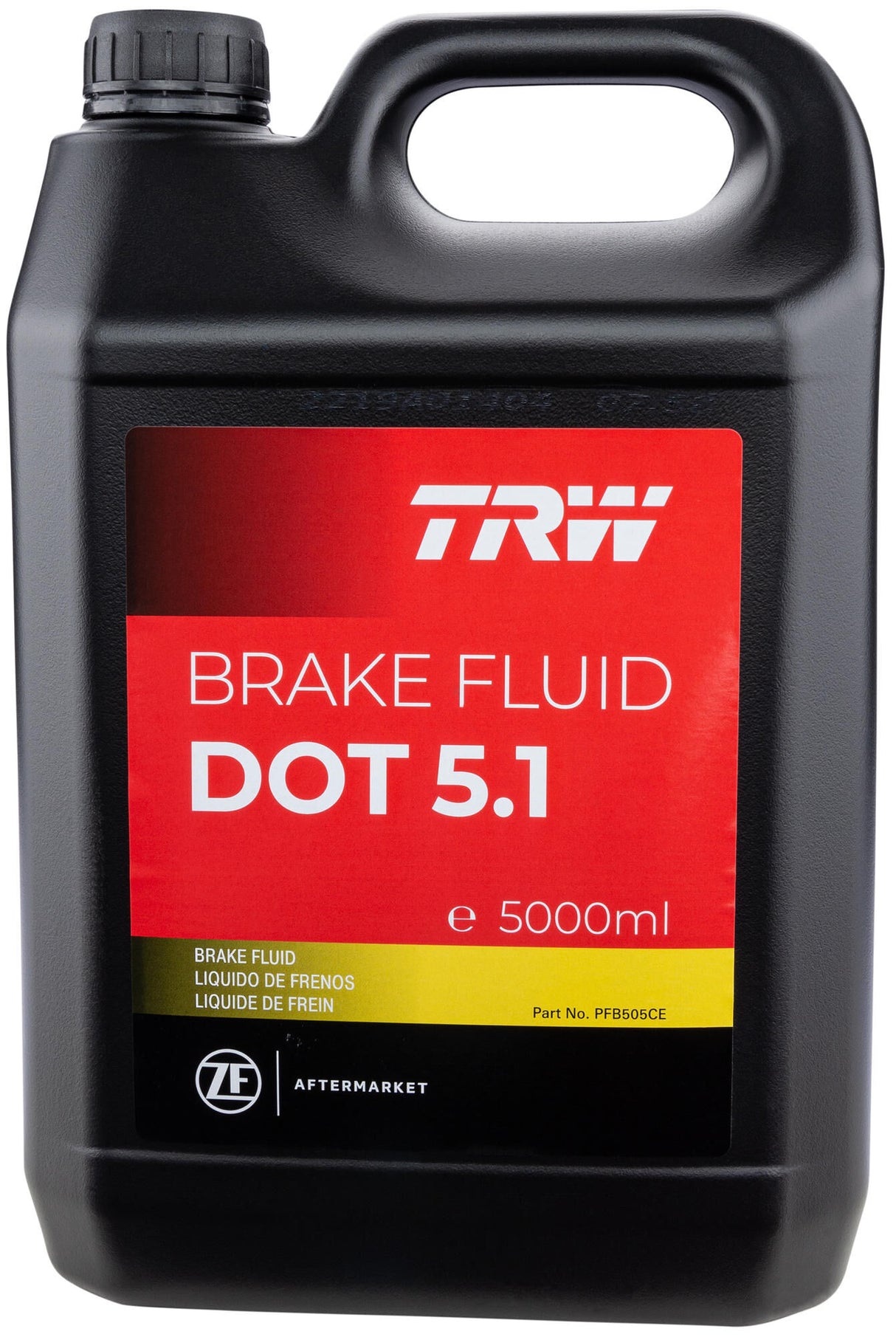 Trw brake fluid dot 5.1 brake fluid. dot5.1 5 liters