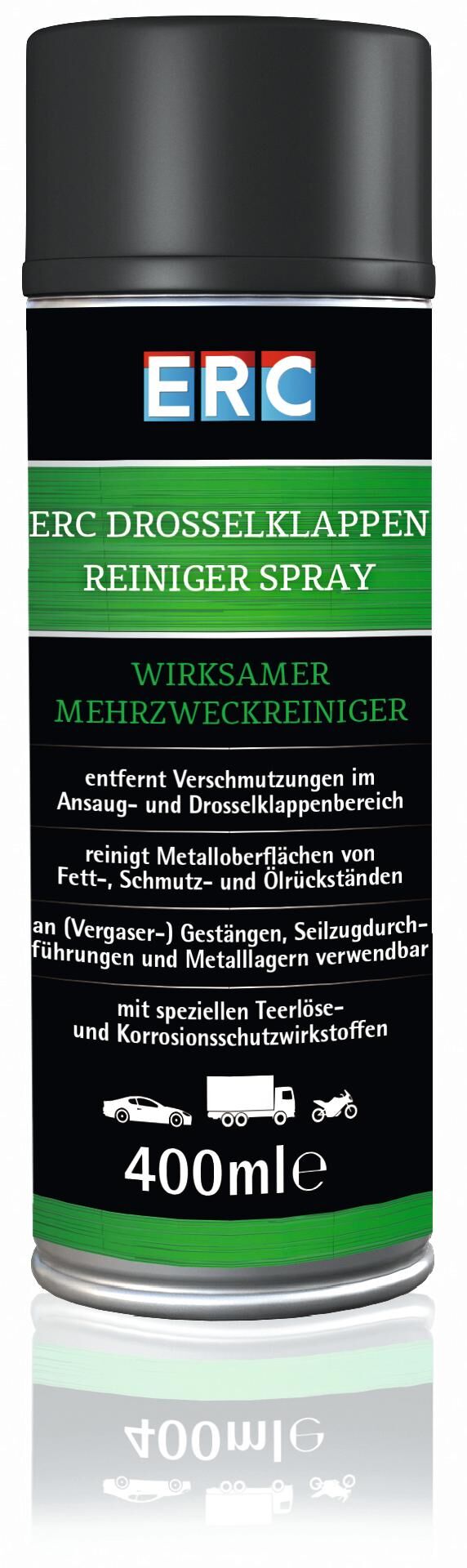 Erc throttle valve cleaner throttle valve cleaner 400 ml