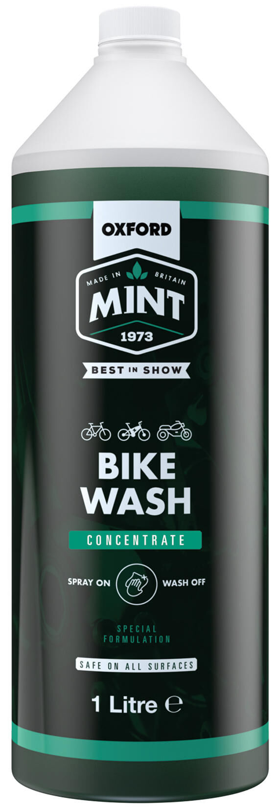 Concentrado limpiador de menta concentrado de lavado de bicicletas Oxford. limpiador moto concentrado 1l oc102