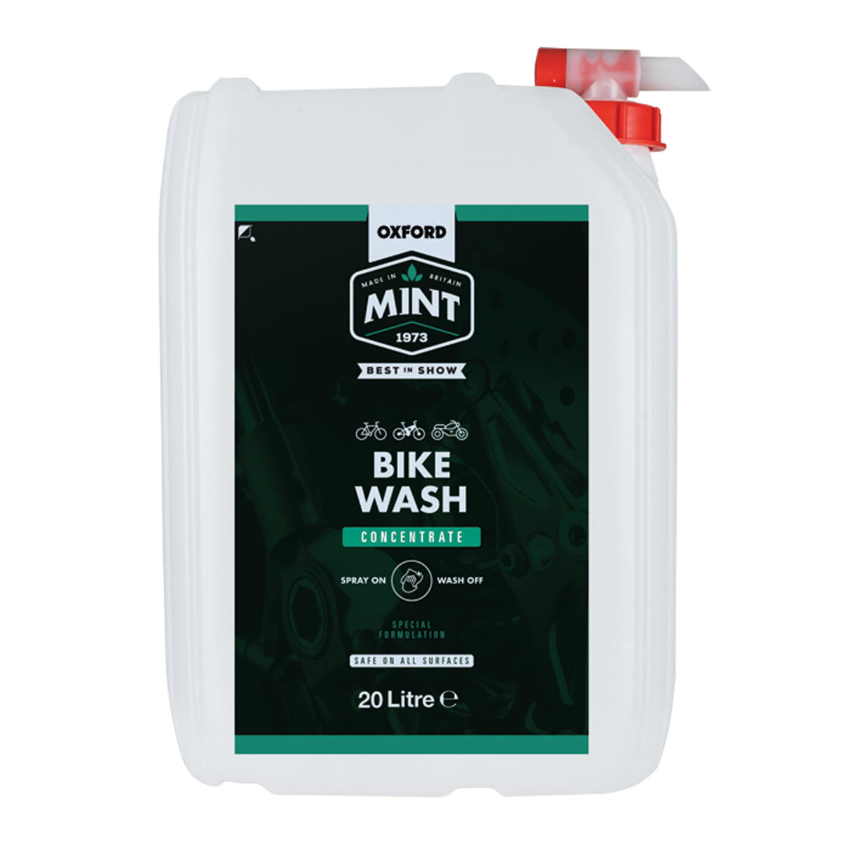 Mint reiniger concentraat oxford bike wash navulstation . motorcycle cleaner oxford dispenser set oc107