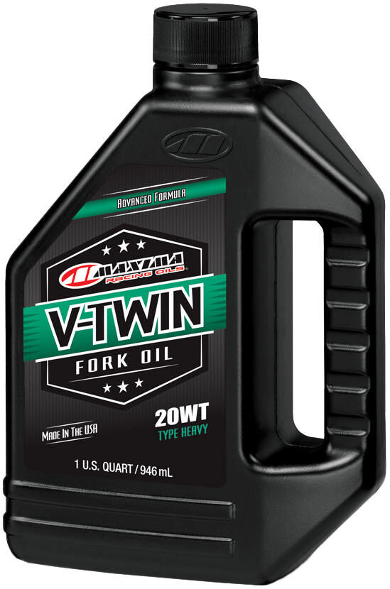 Maxima Racing Oils V-Twin Fork Oil. Fork oils 20w Maxima 946ml V-Twin