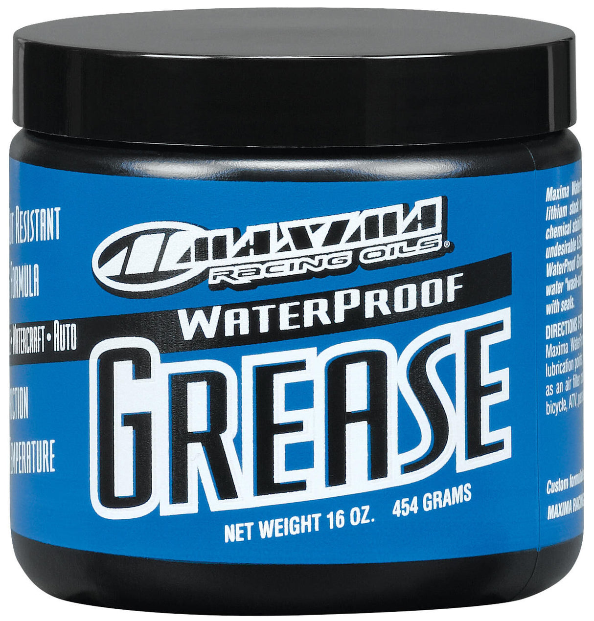 Maxima racing oils universal grease high temp waterproof grease. multipurpose grease maxim 454gr waterproof