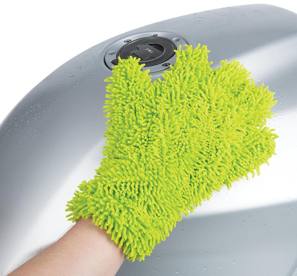 Oxford microfiber wash glove washing glove microfiber green