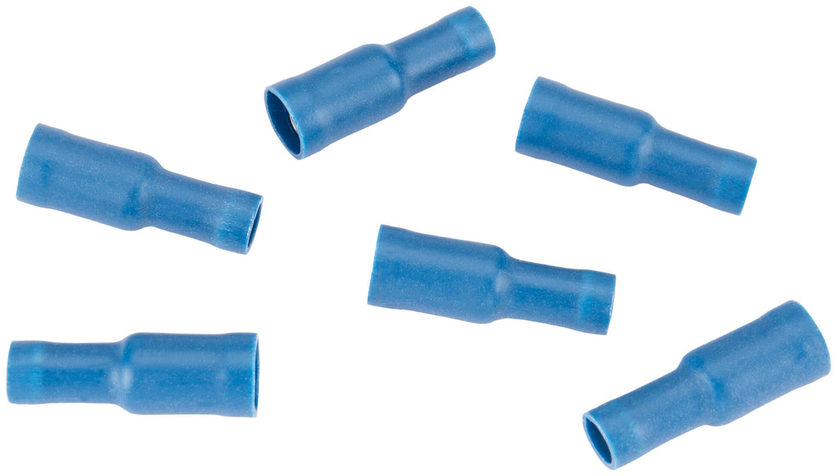 Spahn ronde stekkerhuls round socket insulated blue 100pcs.