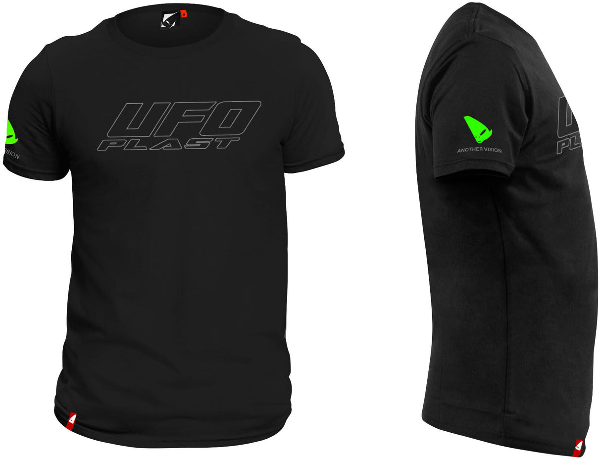 Ufo pee t-shirt leisure shirt ufo black gr. xl