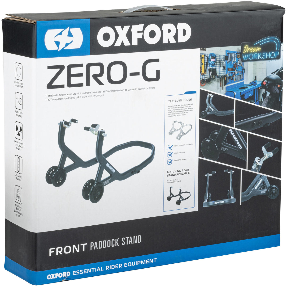 Oxford assembly standard zero-g assembly test. zer front black