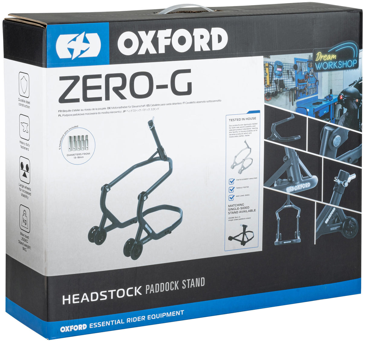 Oxford mounting standard zero-g headstock stand . assemblytest. zer black